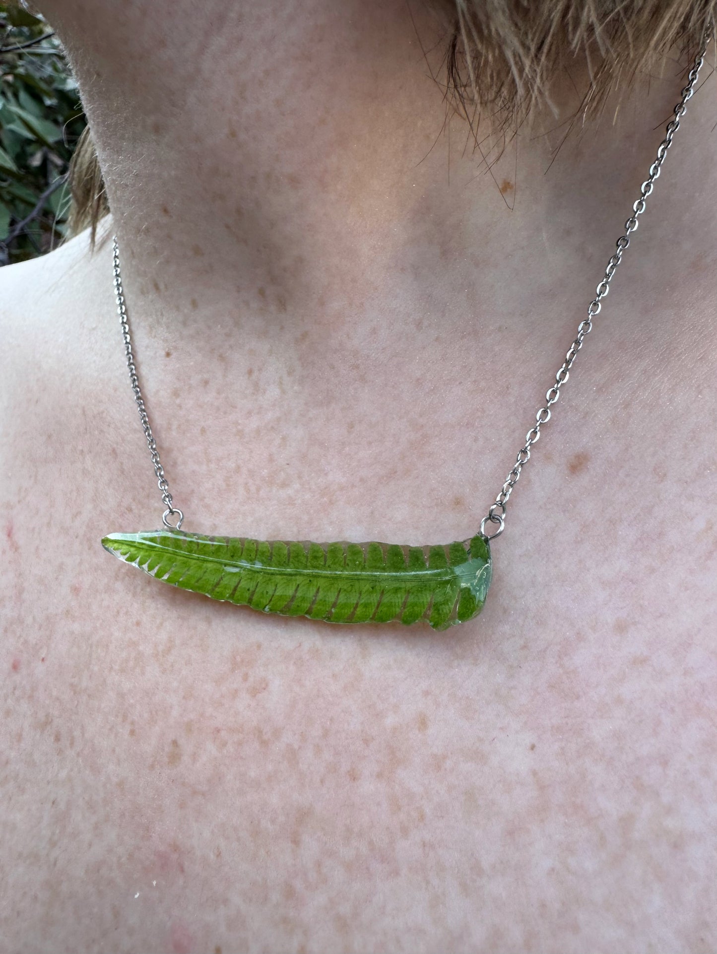 Fern necklace