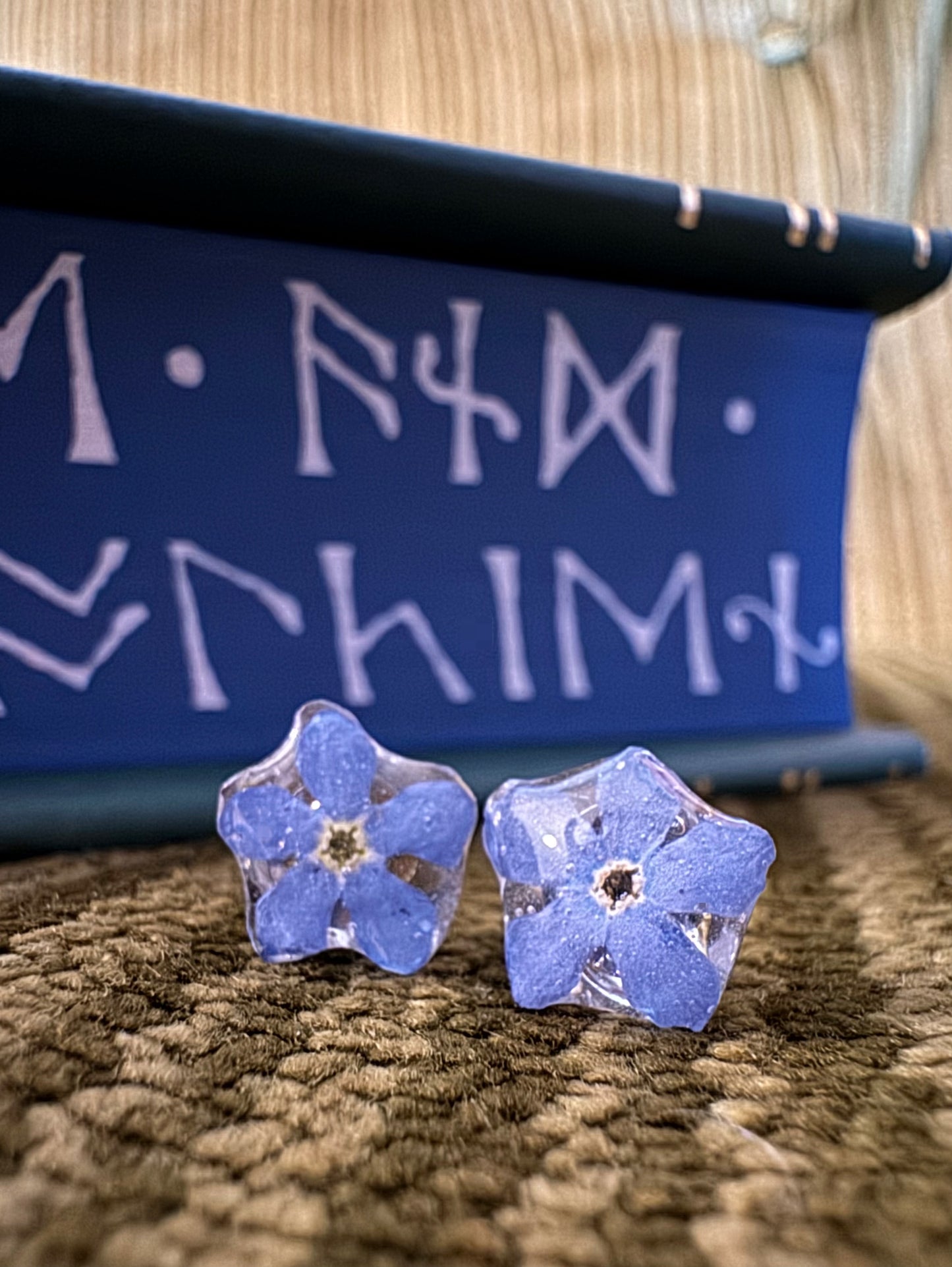 Forget me not studs